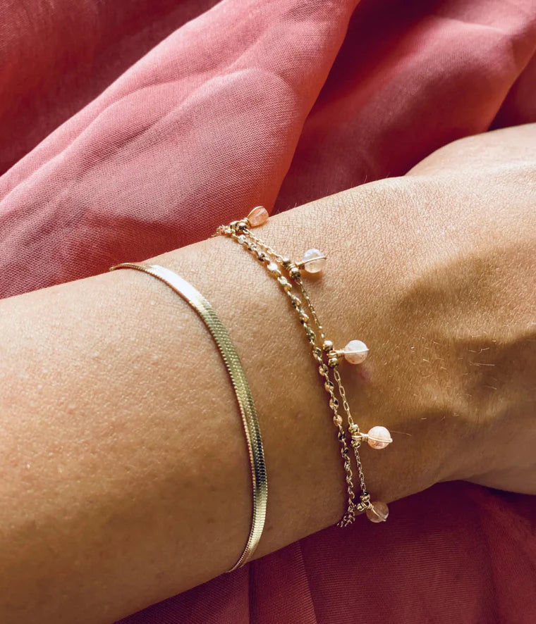 Bracelet ZAG - Pur doré