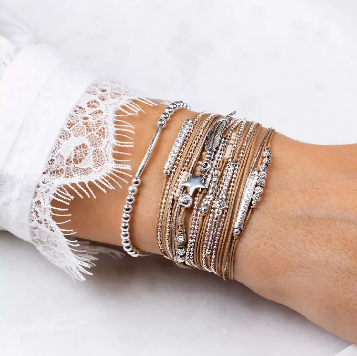 Bracelet DORIANE - Basic élastique