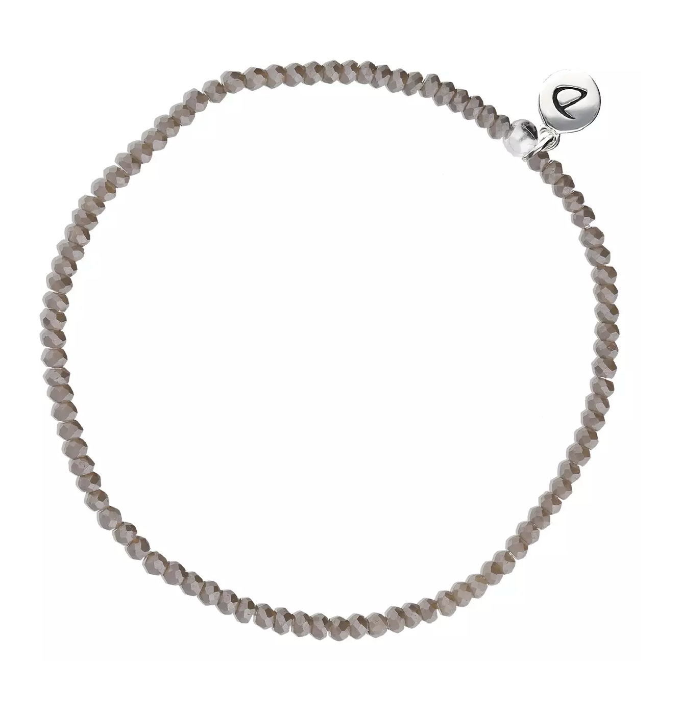 Bracelet DORIANE - Élastique gris
