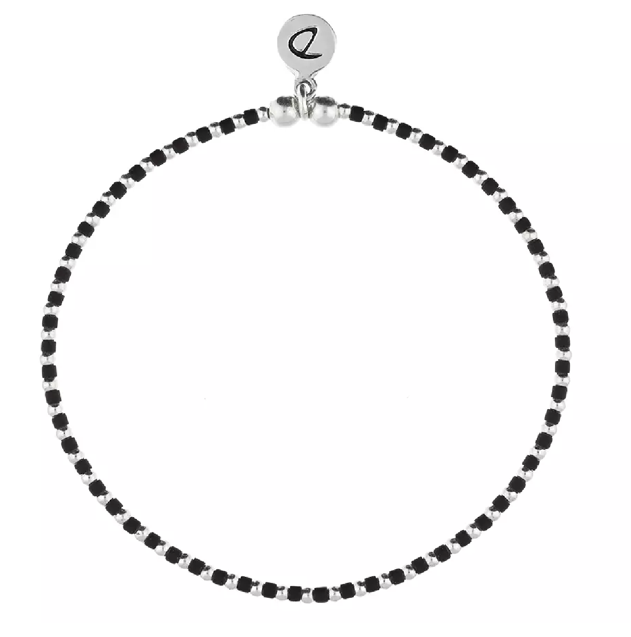 Bracelet DORIANE - Grain de folie noir