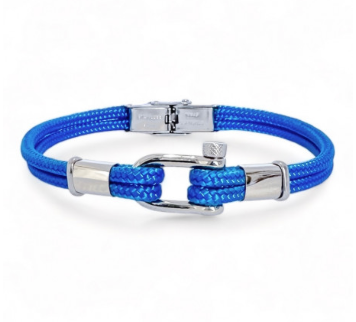 Bracelet "manille" cordon