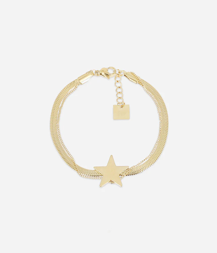 Bracelet ZAG Ueda acier doré