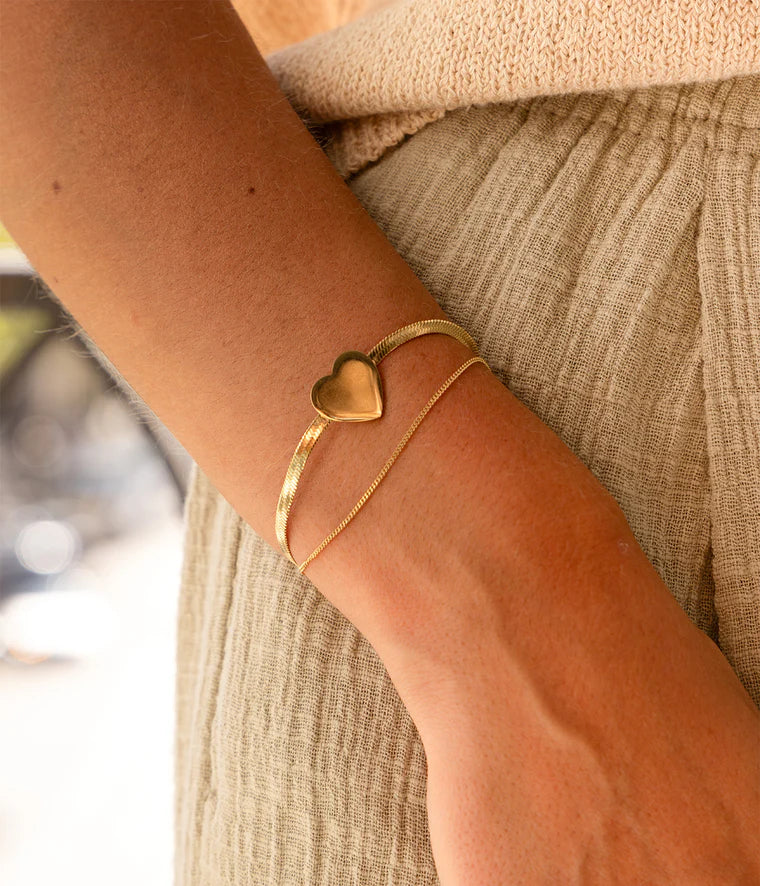 Bracelet ZAG Juza acier doré