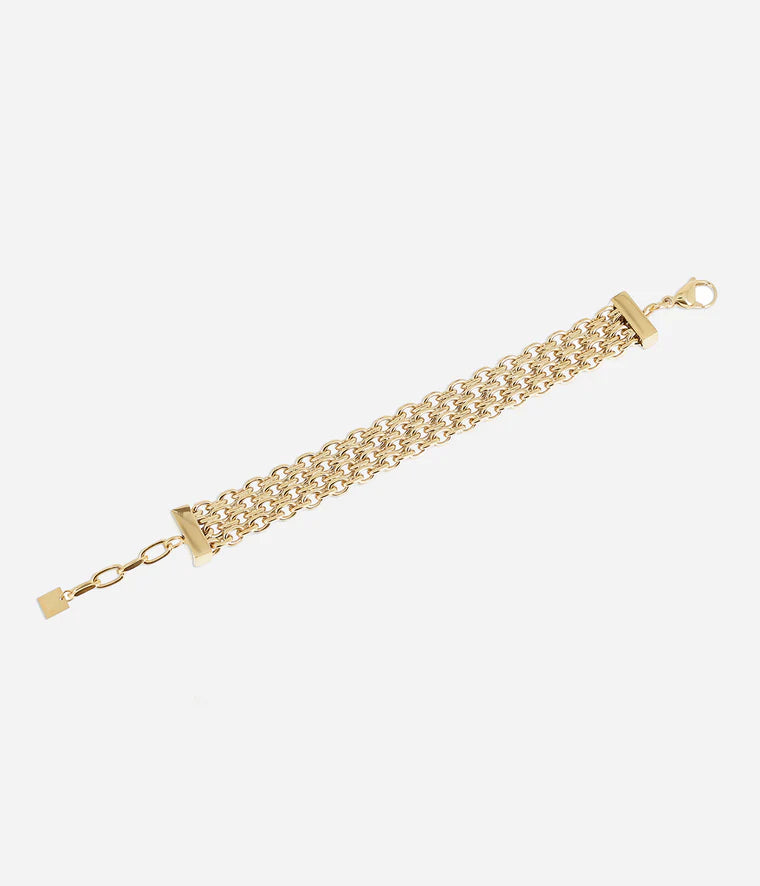 Bracelet ZAG Accolade acier doré