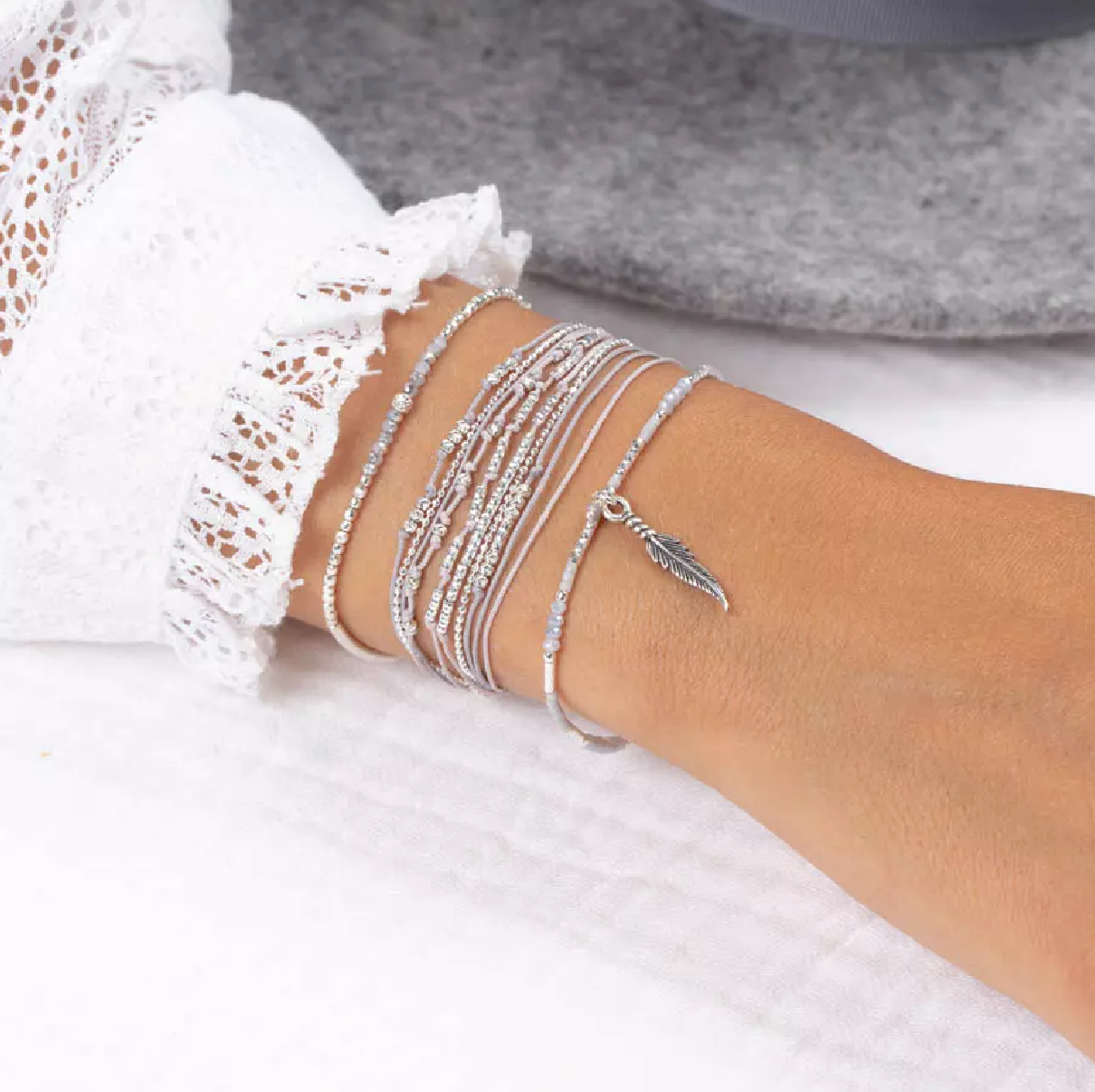 Bracelet DORIANE - Flirting gris
