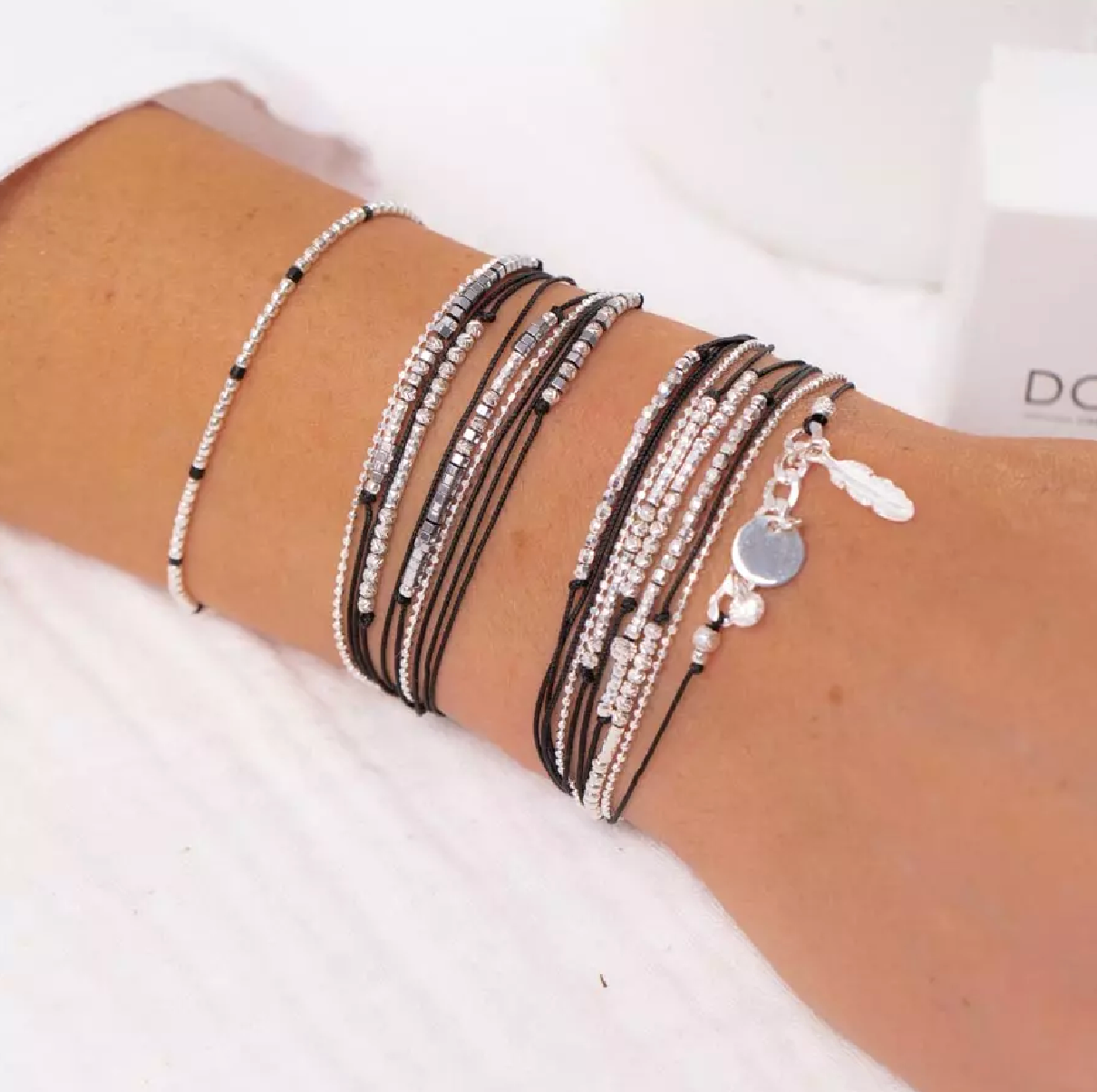 Bracelet DORIANE - Folie noir