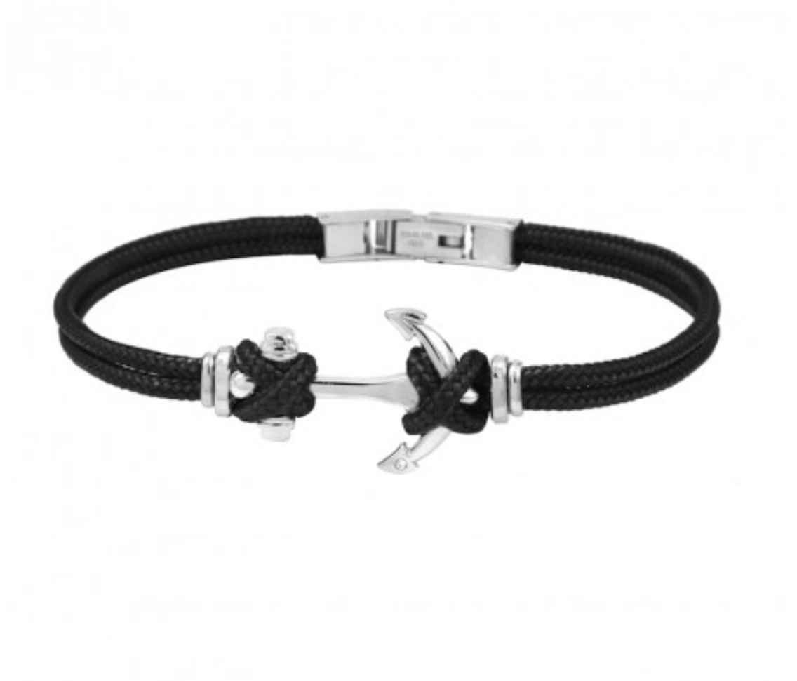 Bracelet "ancre" cordon