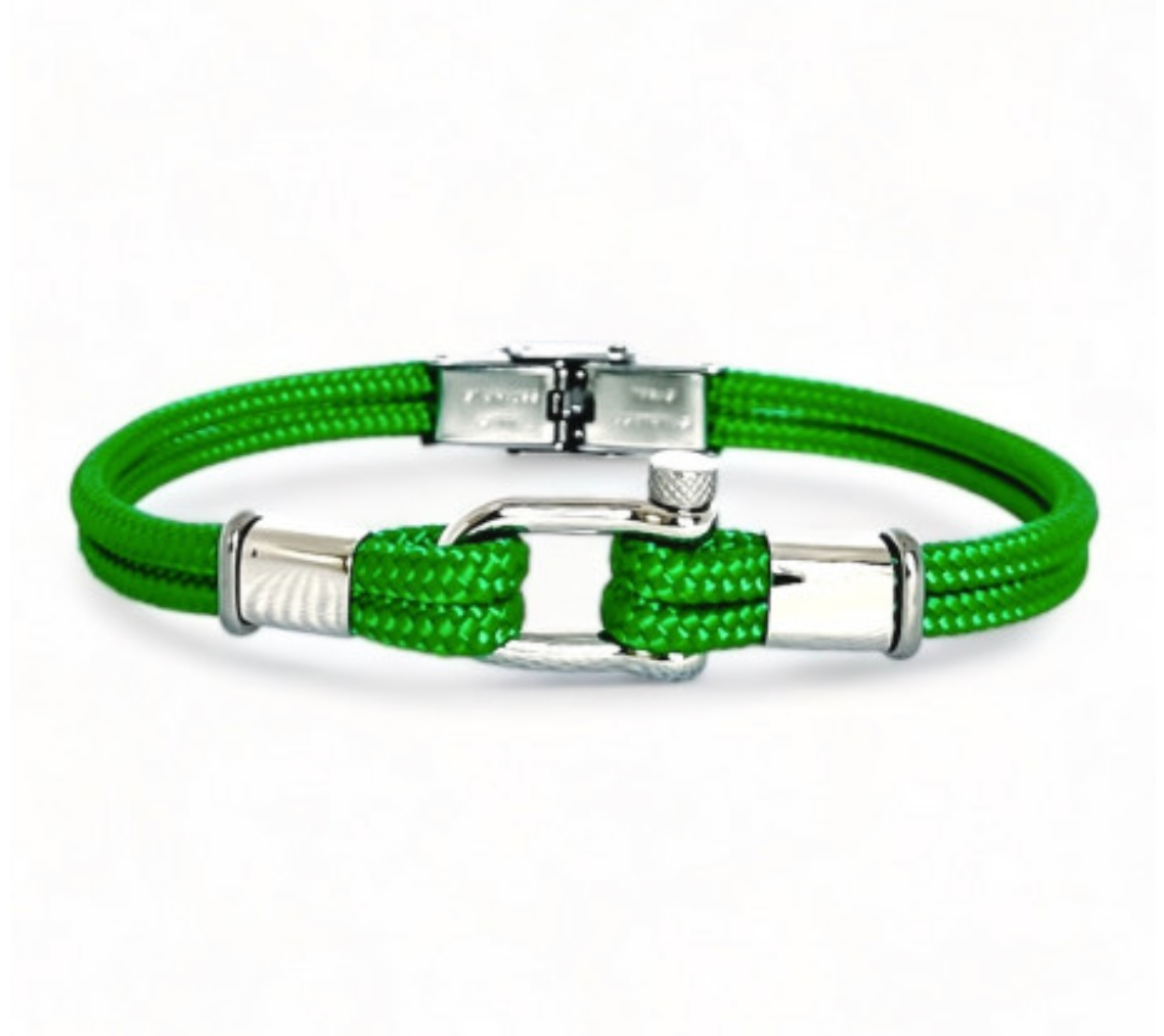 Bracelet "manille" cordon