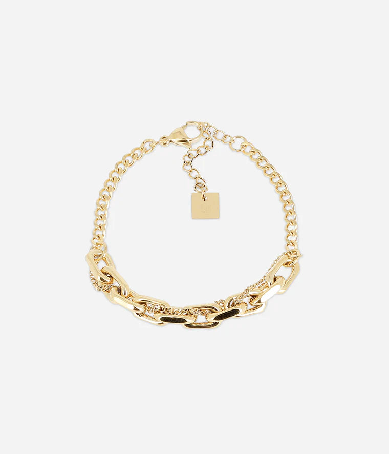Bracelet ZAG Danae acier doré