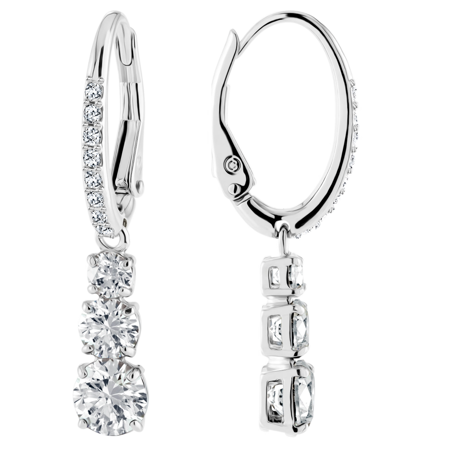 Anneaux d'oreilles Stilla Attract - SWAROVSKI