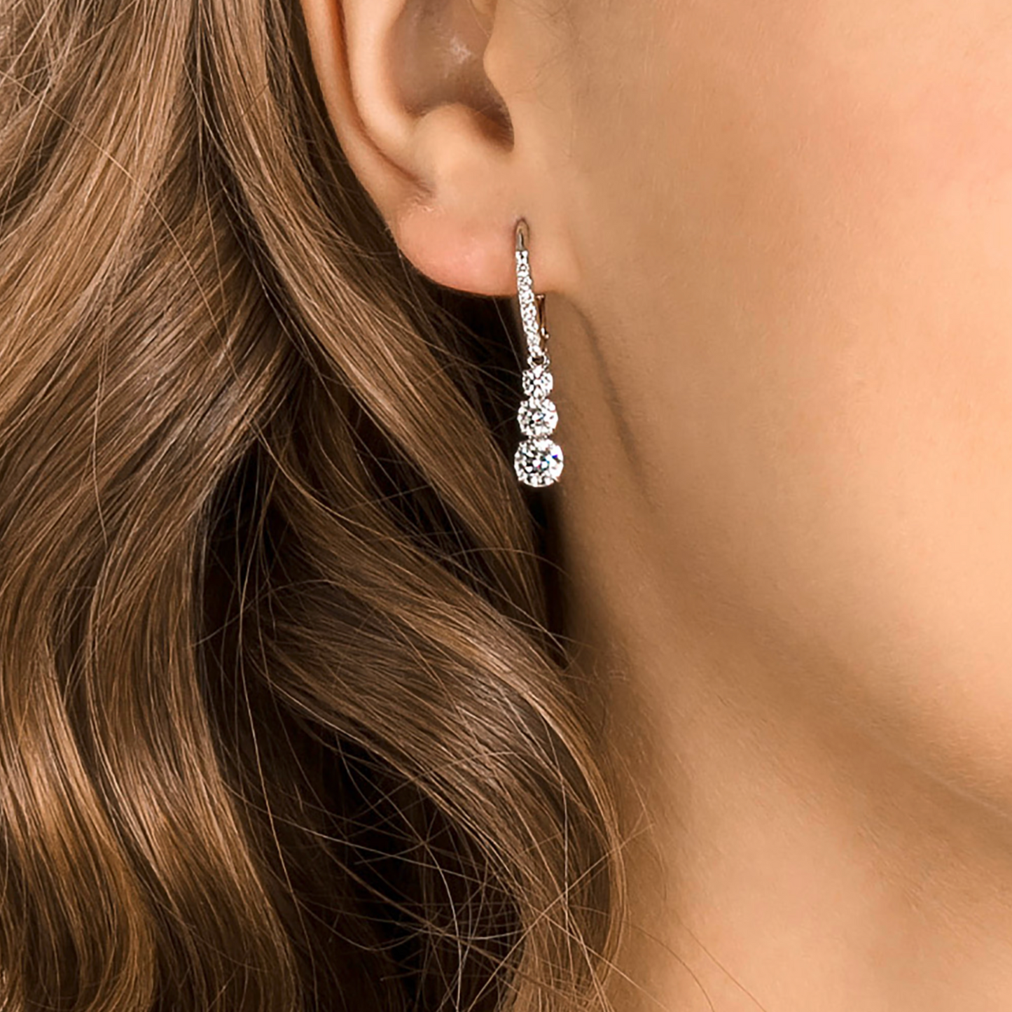 Anneaux d'oreilles Stilla Attract - SWAROVSKI