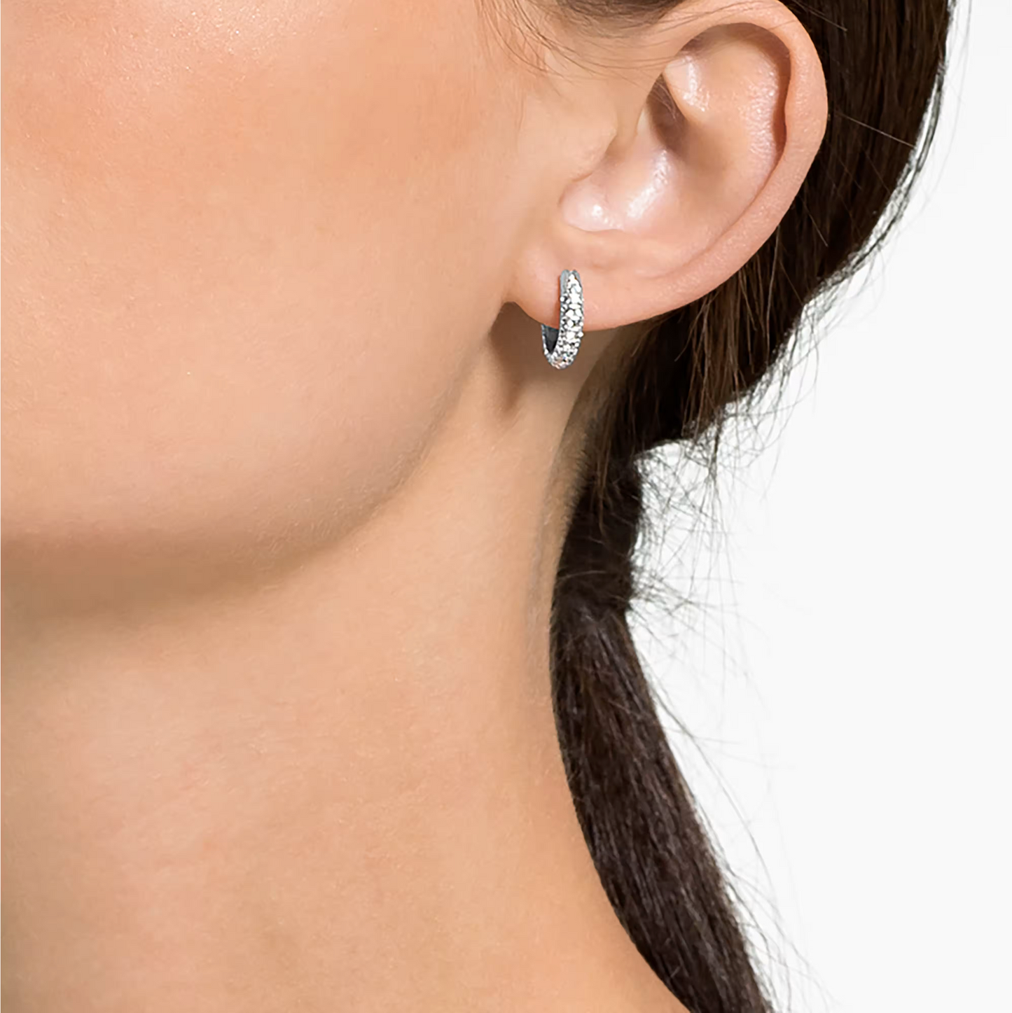 Anneaux d'oreilles Dextera petites - SWAROVSKI