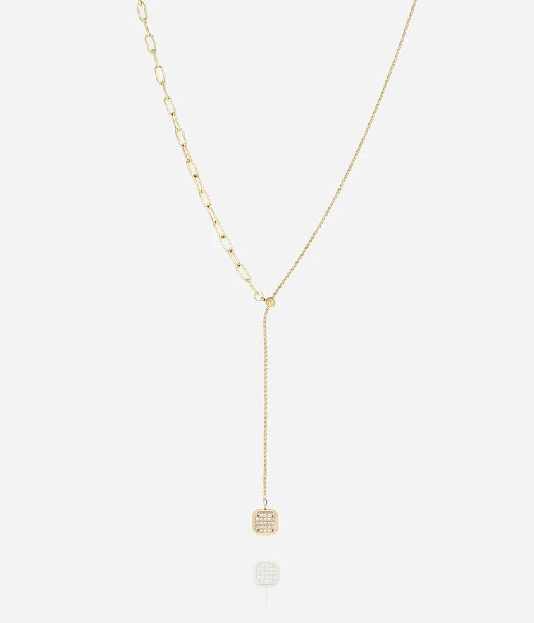 Collier Envoutant acier doré