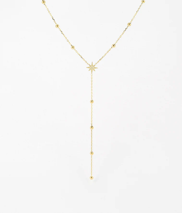 Collier ZAG Isaac acier doré