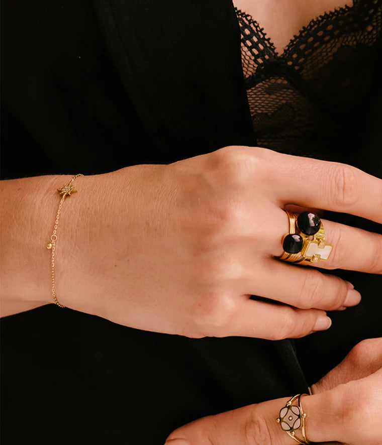 Bracelet ZAG - Newton doré