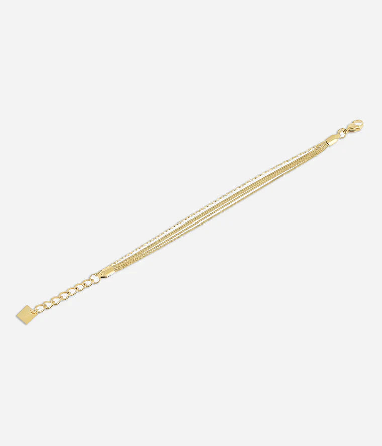 Bracelet ZAG - Pluriel doré