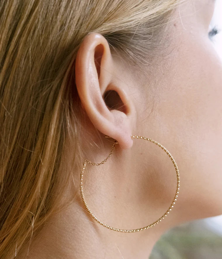Boucles d'oreilles ZAG - Papaya doré