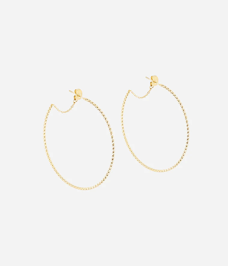 Boucles d'oreilles ZAG - Papaya doré