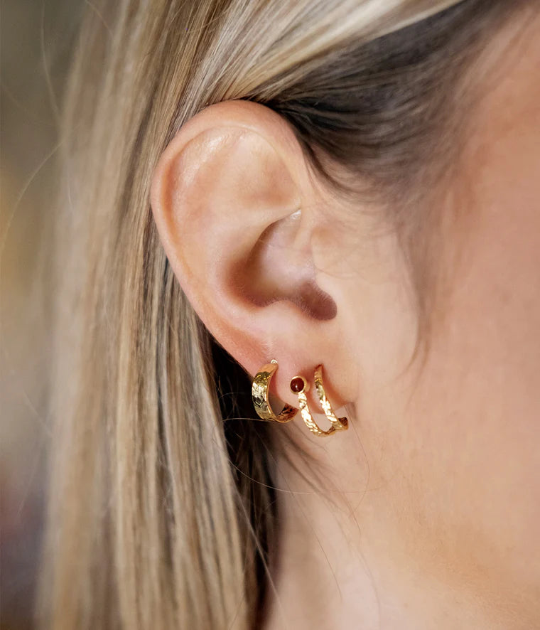 Boucles d'oreilles ZAG - Zaria doré
