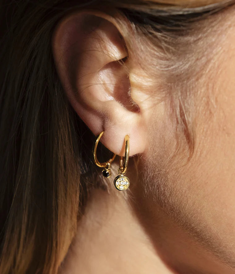 Boucles d'oreilles ZAG - Shinny doré