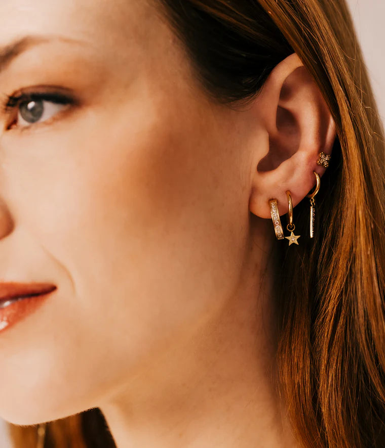 Boucles d'oreilles ZAG - Astrid doré