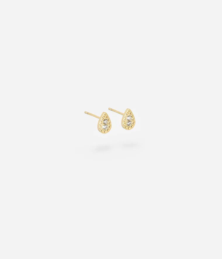 Boucles d'oreilles ZAG - Tear doré