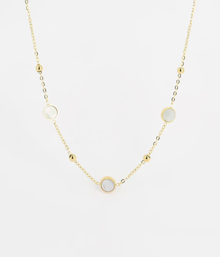 Collier ZAG Kalina acier doré