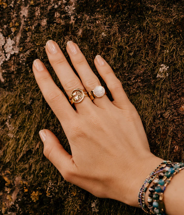 Bague ZAG - Belt doré
