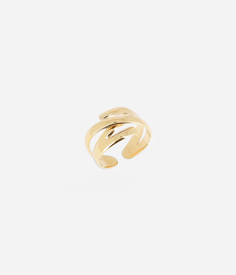 Bague ZAG - Zeste doré