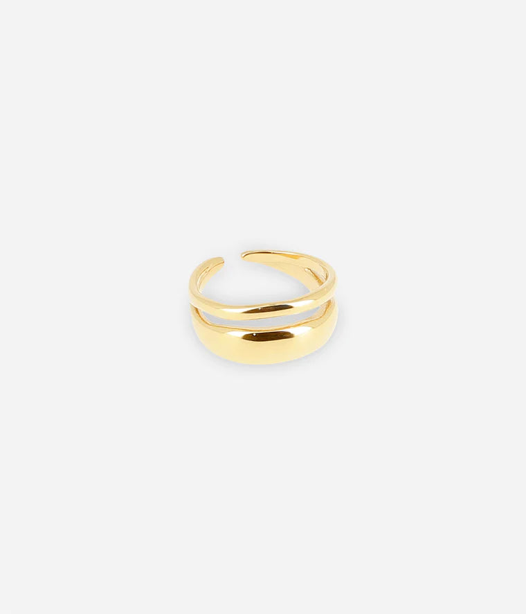 Bague ZAG - Louvre doré