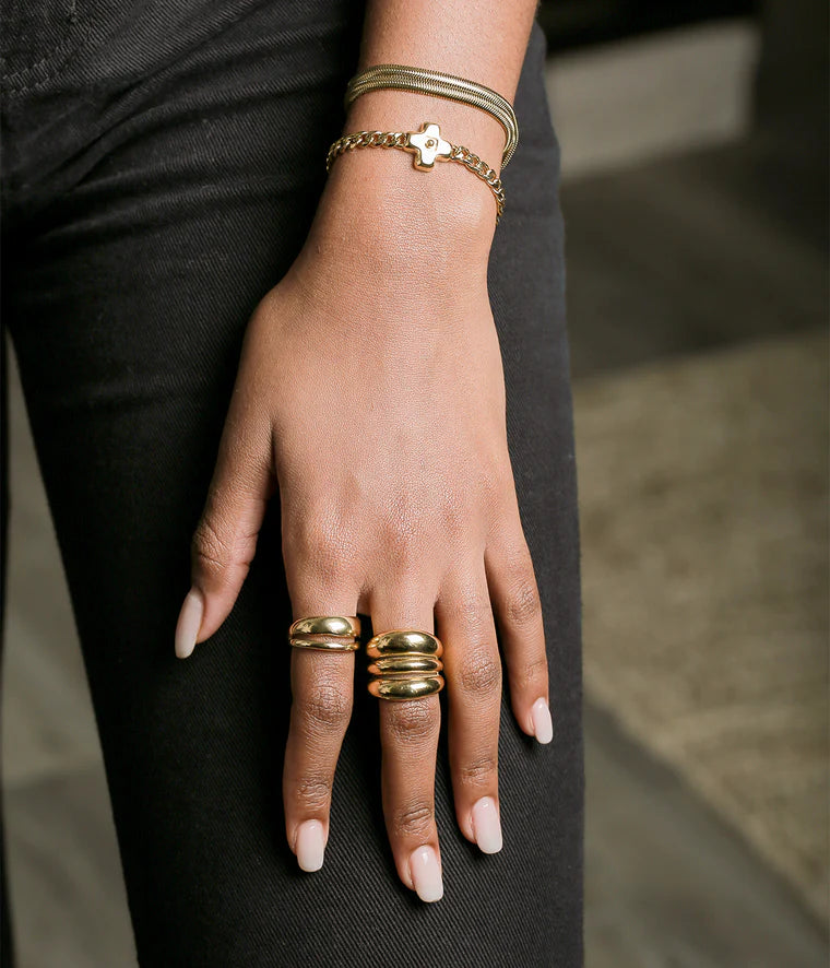 Bague ZAG - Louvre doré