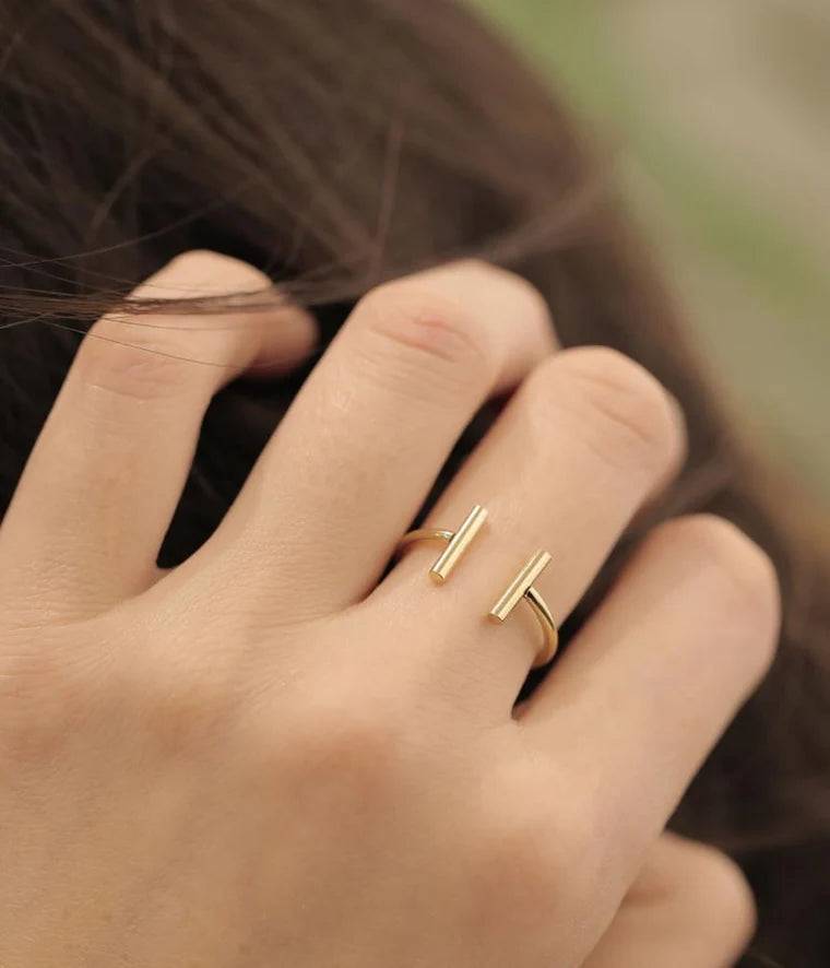 Bague ZAG - Starck doré