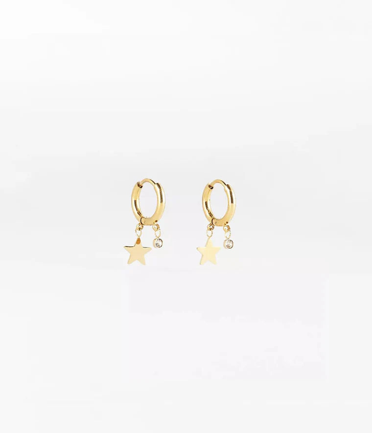 Boucles d'oreilles ZAG - Lucky Star doré