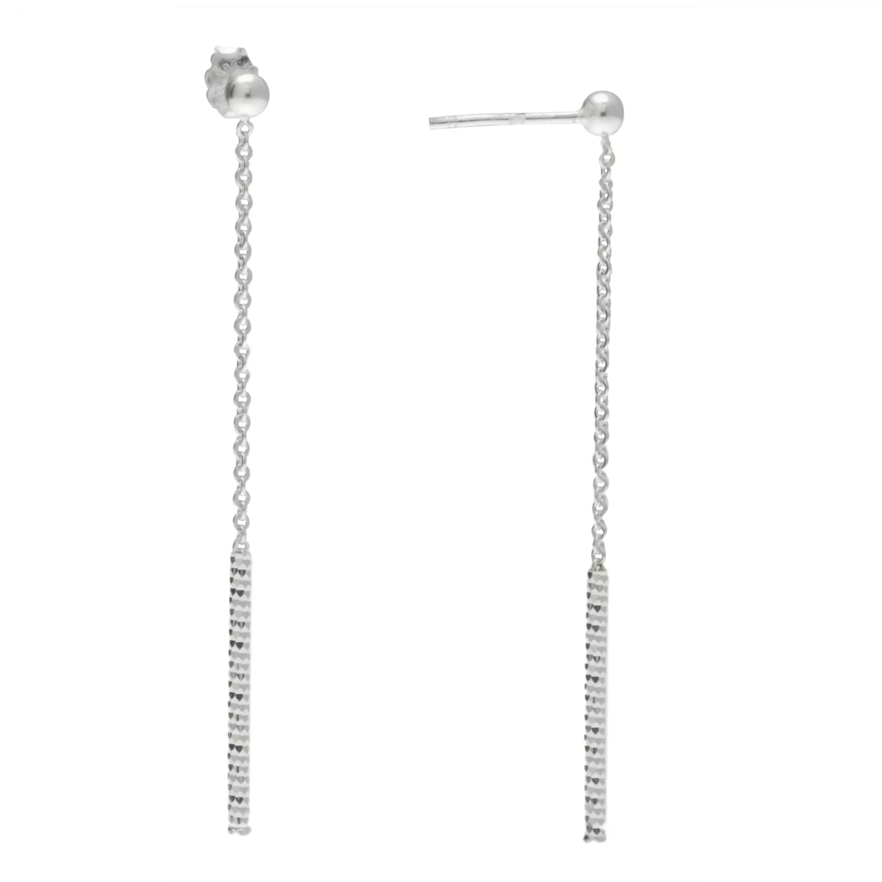 Boucles d'oreilles - DORIANE Tubes diamonds