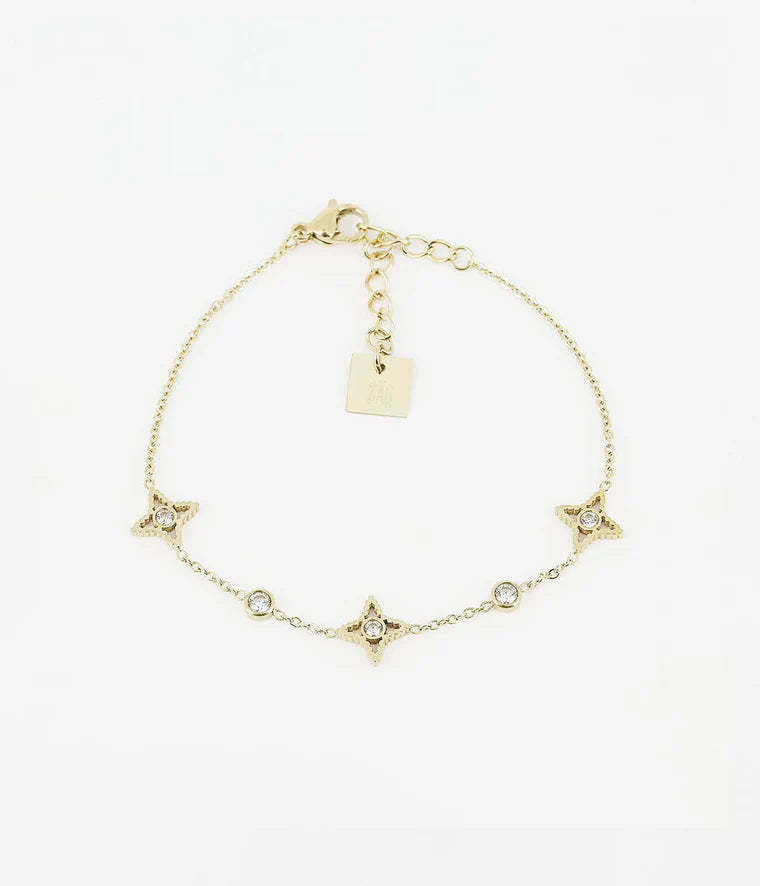 Bracelet ZAG Manhattan acier doré