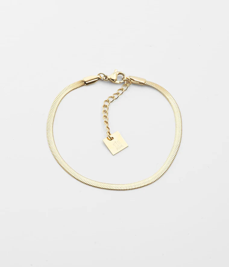 Bracelet ZAG - Pur doré