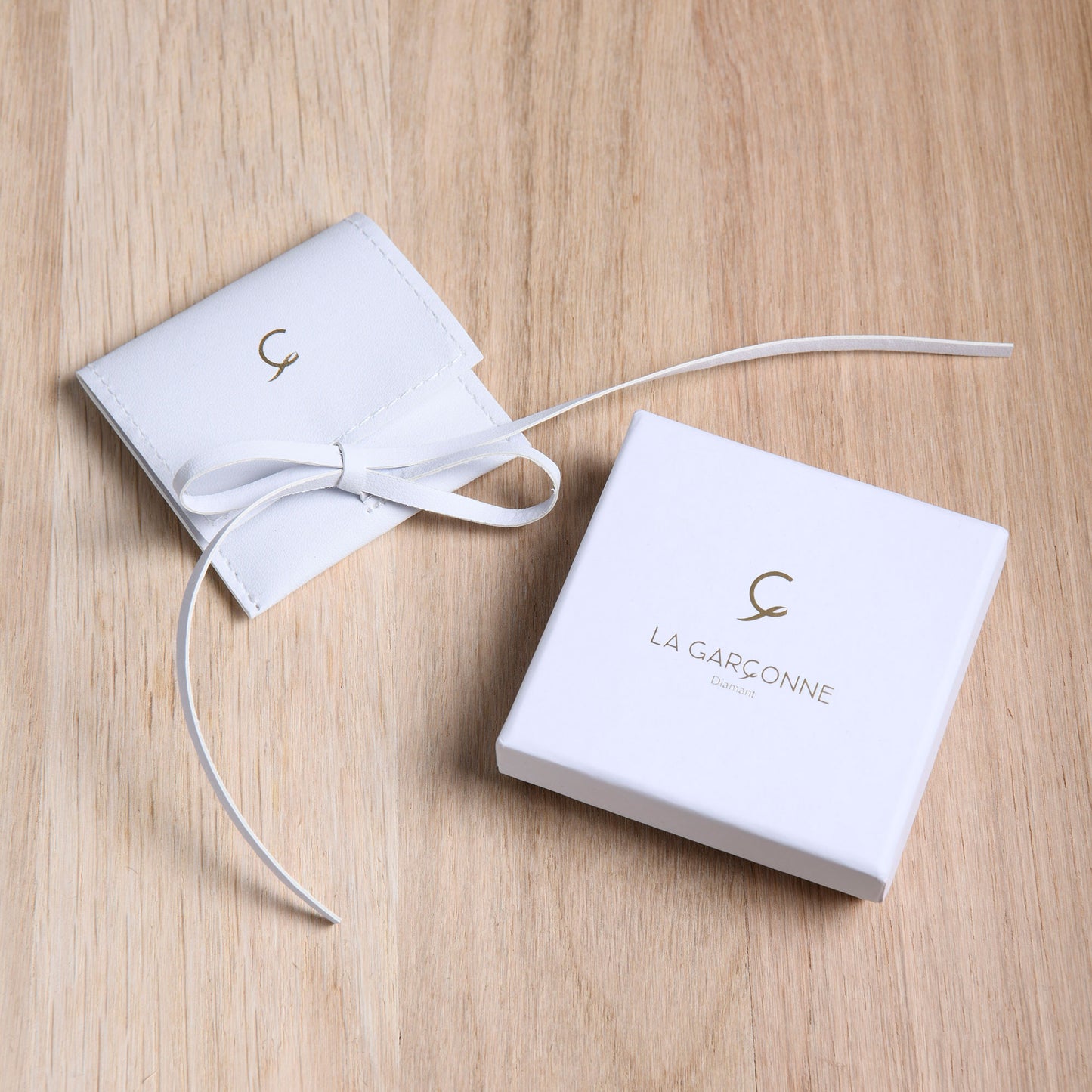 Boucles d'oreilles La Garçonne diamant Funambule