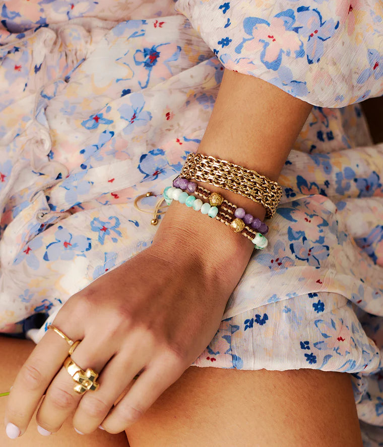 Bracelet ZAG Accolade acier doré