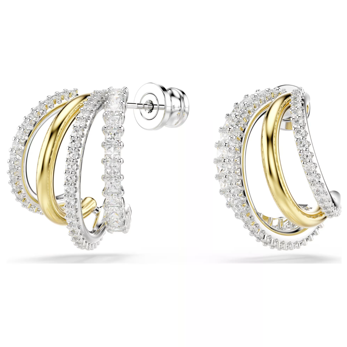 Anneaux d'oreilles Hyperbola - SWAROVSKI