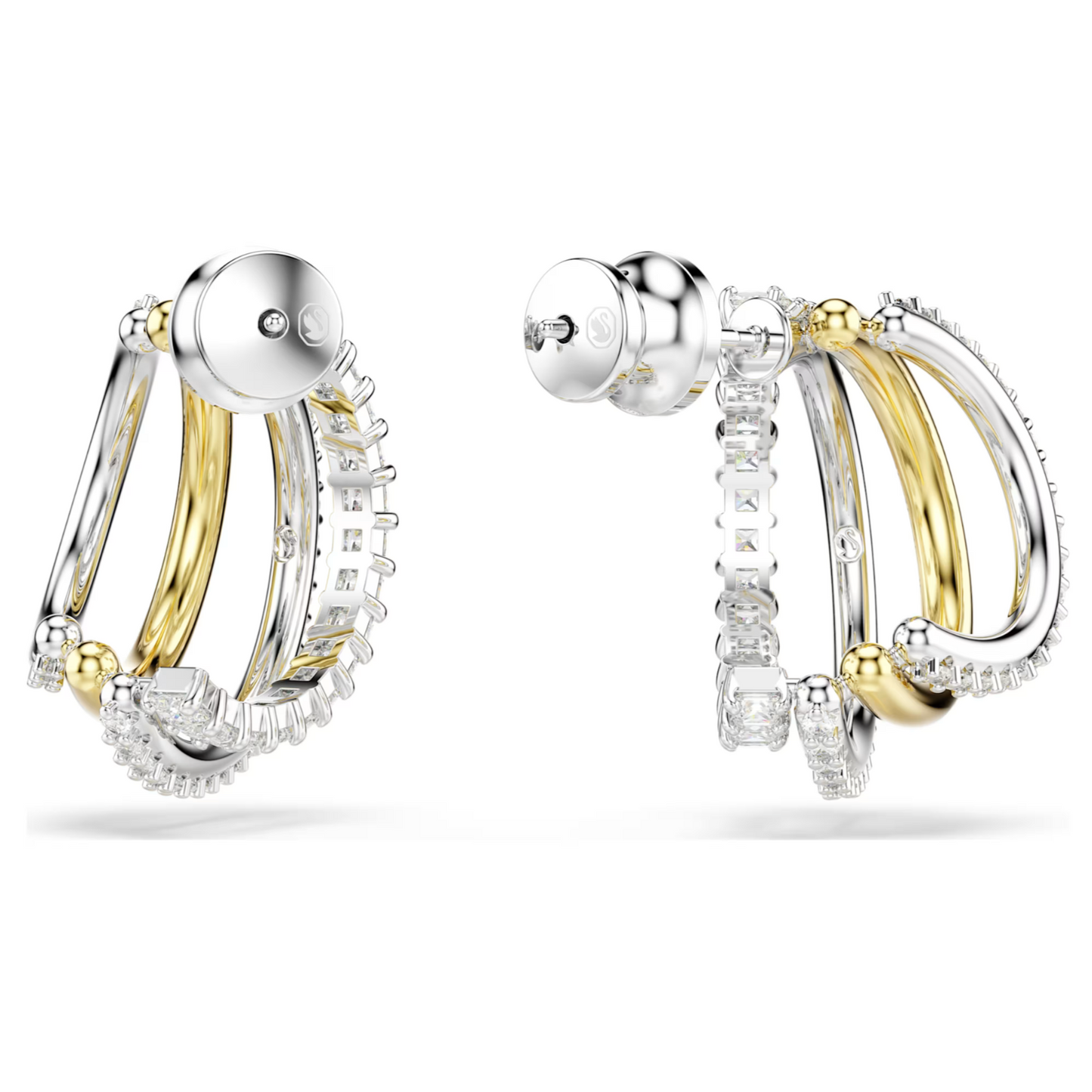 Anneaux d'oreilles Hyperbola - SWAROVSKI